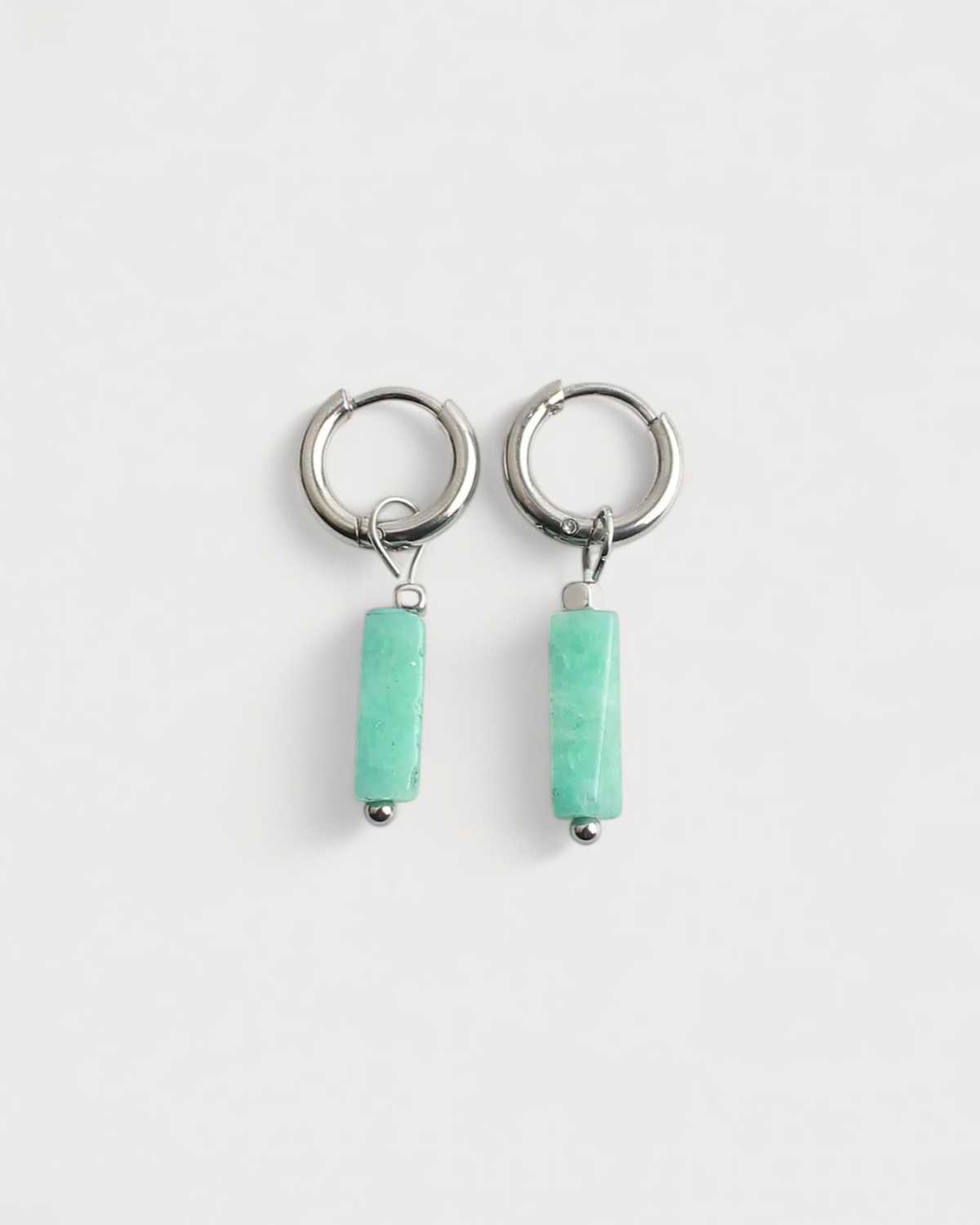 Dora - Pendientes - Piedra natural - Acero inoxidable