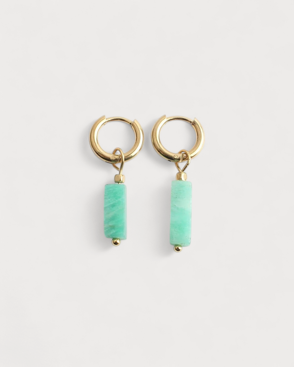 Dora - Pendientes - Piedra natural - Acero inoxidable