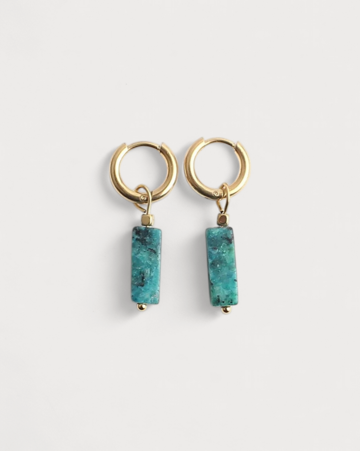 Dora - Pendientes - Piedra natural - Acero inoxidable