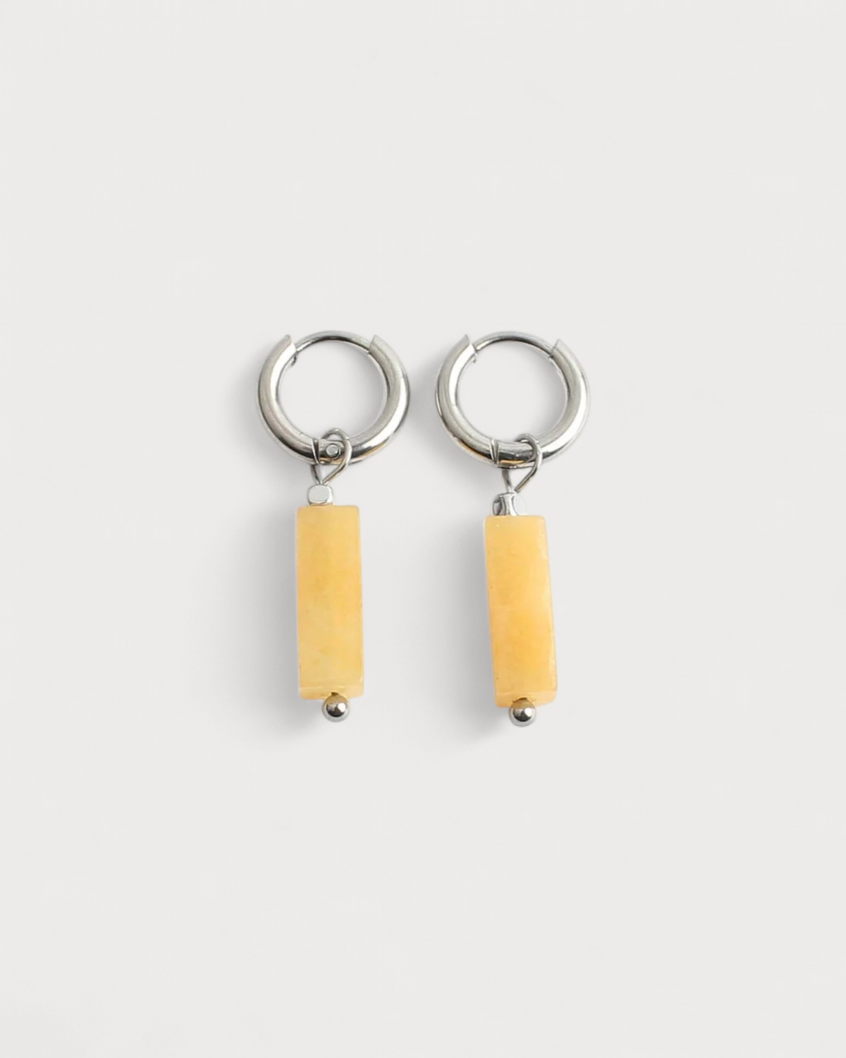 Dora - Pendientes - Piedra natural - Acero inoxidable