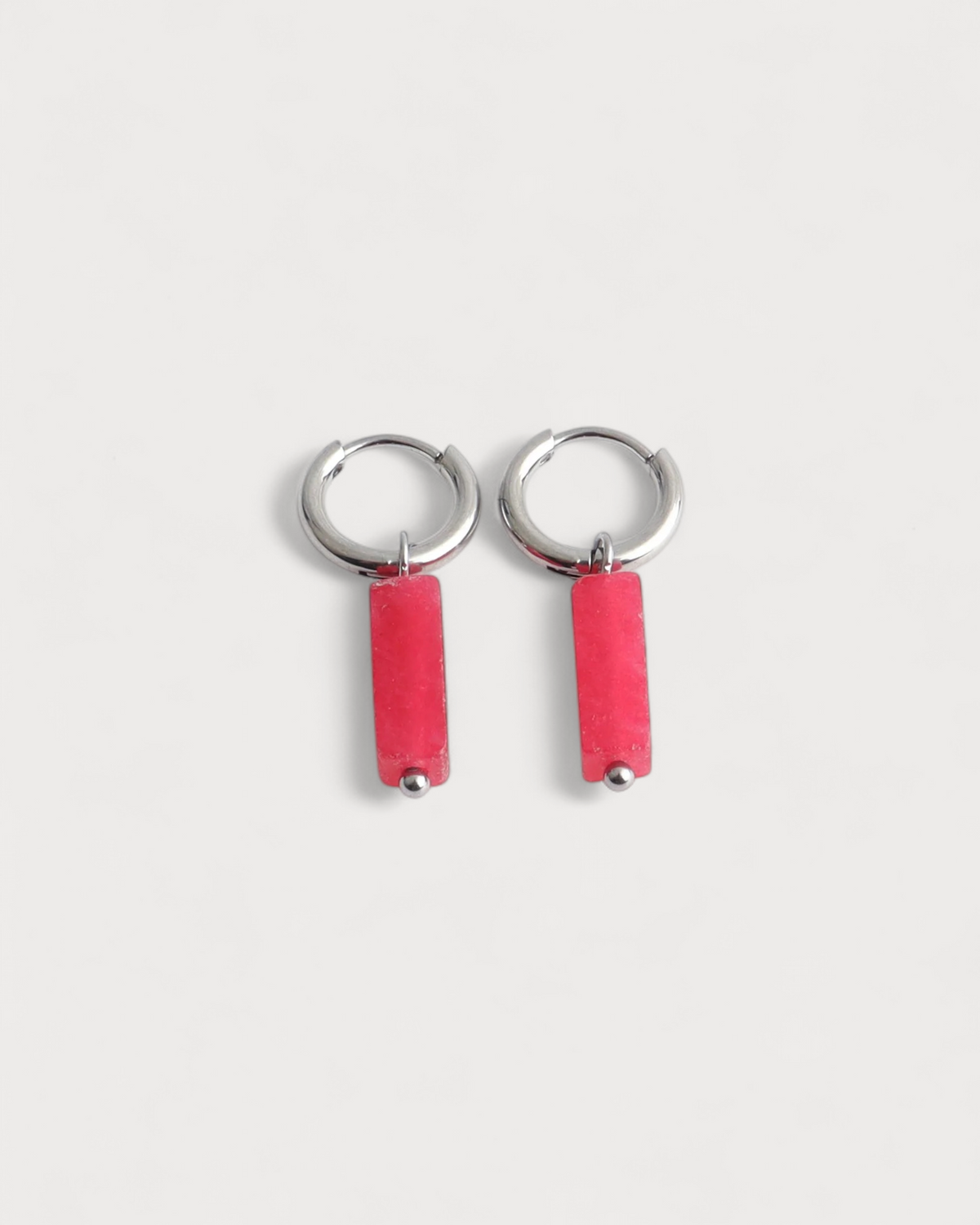 Dora - Pendientes - Piedra natural - Acero inoxidable