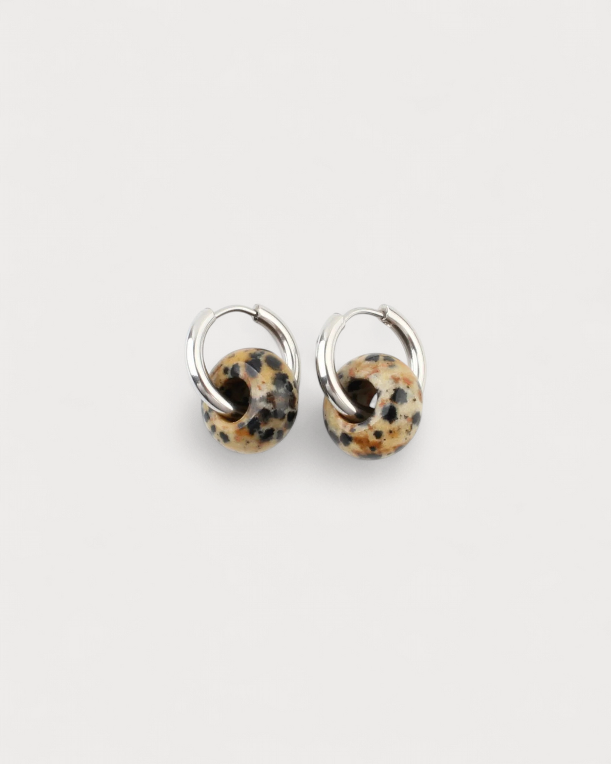 Femme - Pendientes - Piedra natural - Acero inoxidable