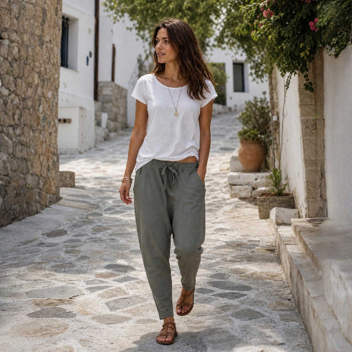 Pantalón Baggy Comfort – Kaki
