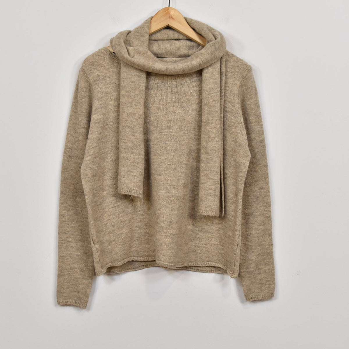 Jersey Fular Incorporado – Beige