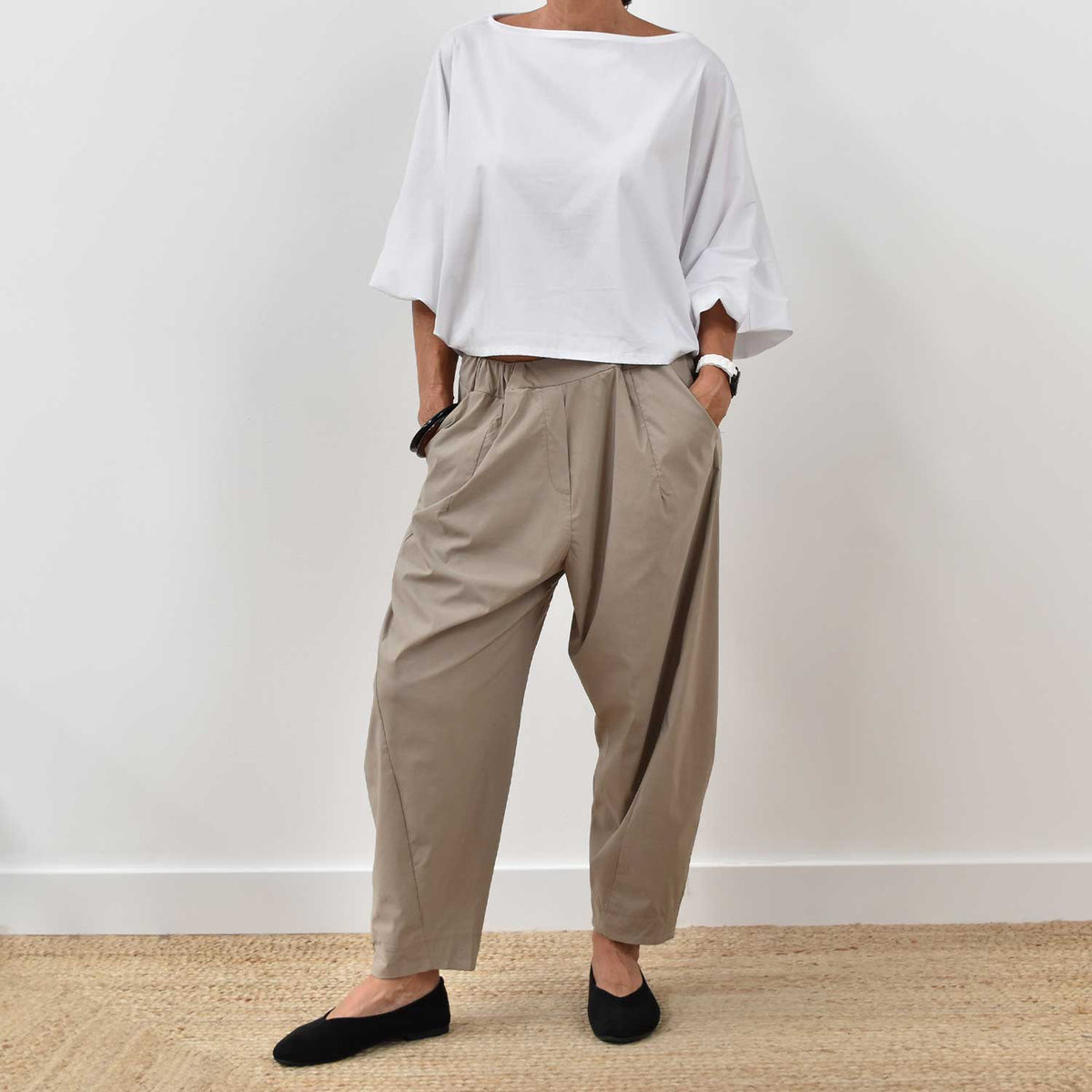 Blusa Abullonada Chic – Blanca