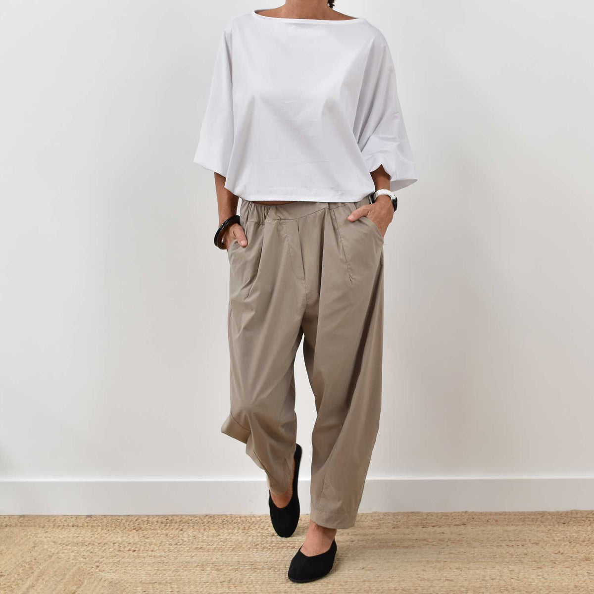 Blusa Abullonada Chic – Blanca