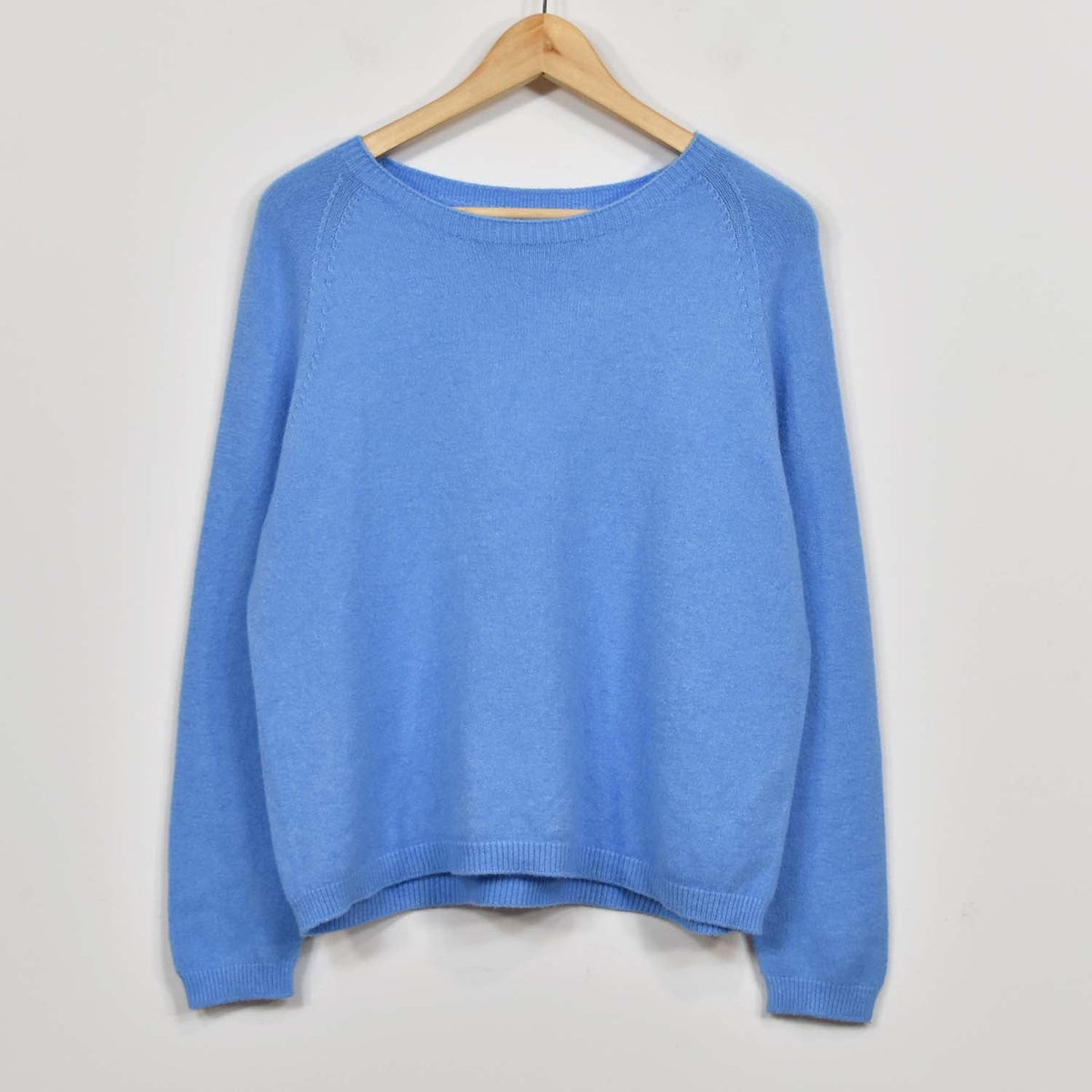 Jersey Canalé Fino – Azul