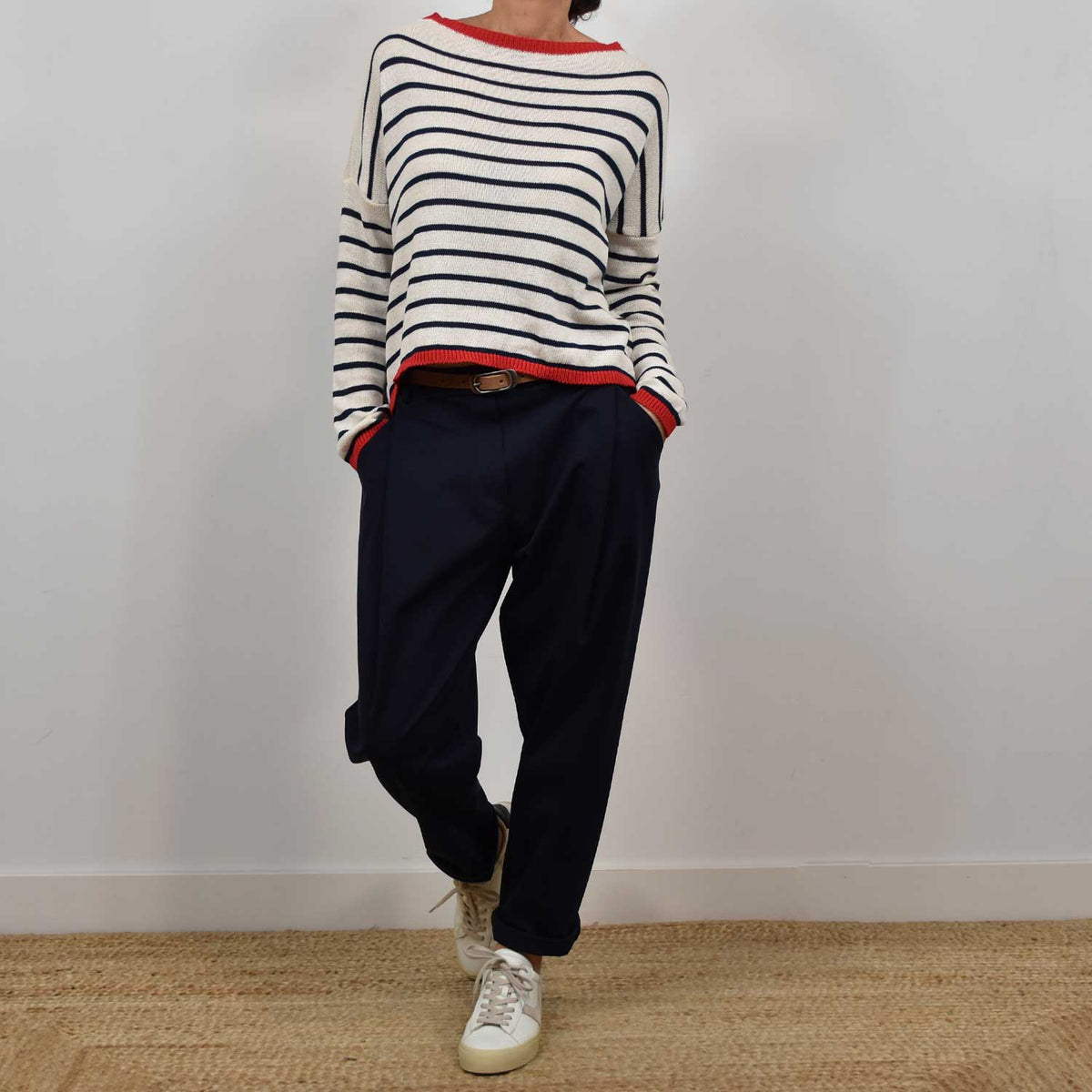 Pantalón Baggy Comfort – Marino