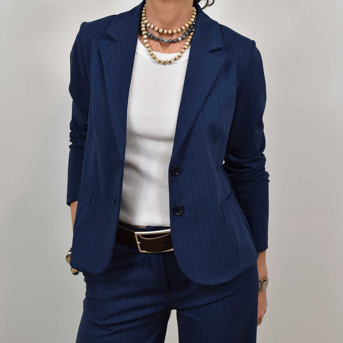 Americana Rayas Chic – Marino