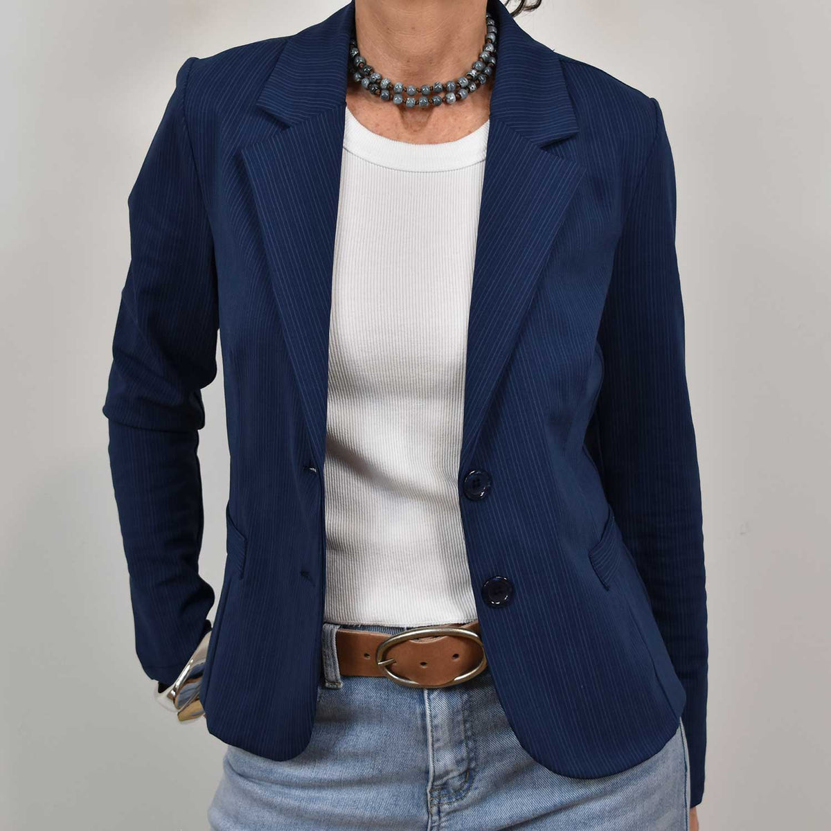 Americana Rayas Chic – Marino