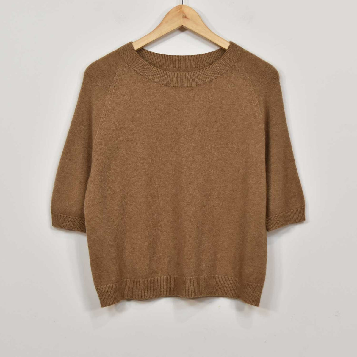 Jersey Manga Corta Punto – Camel