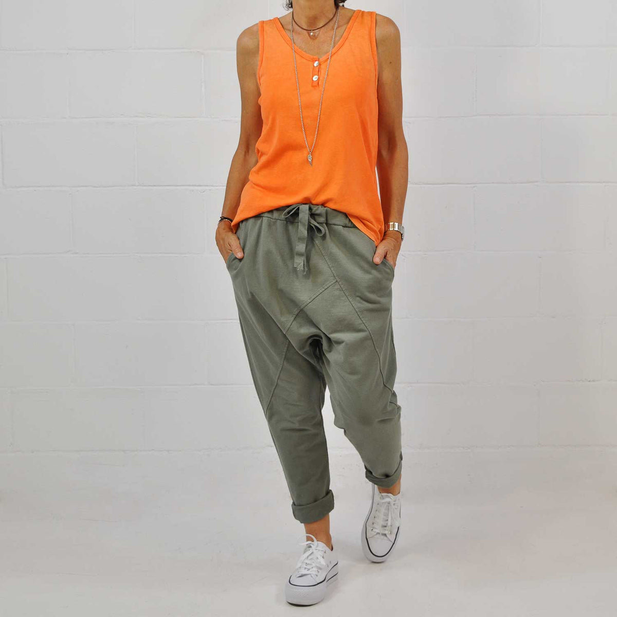 Pantalón Baggy Comfort – Kaki