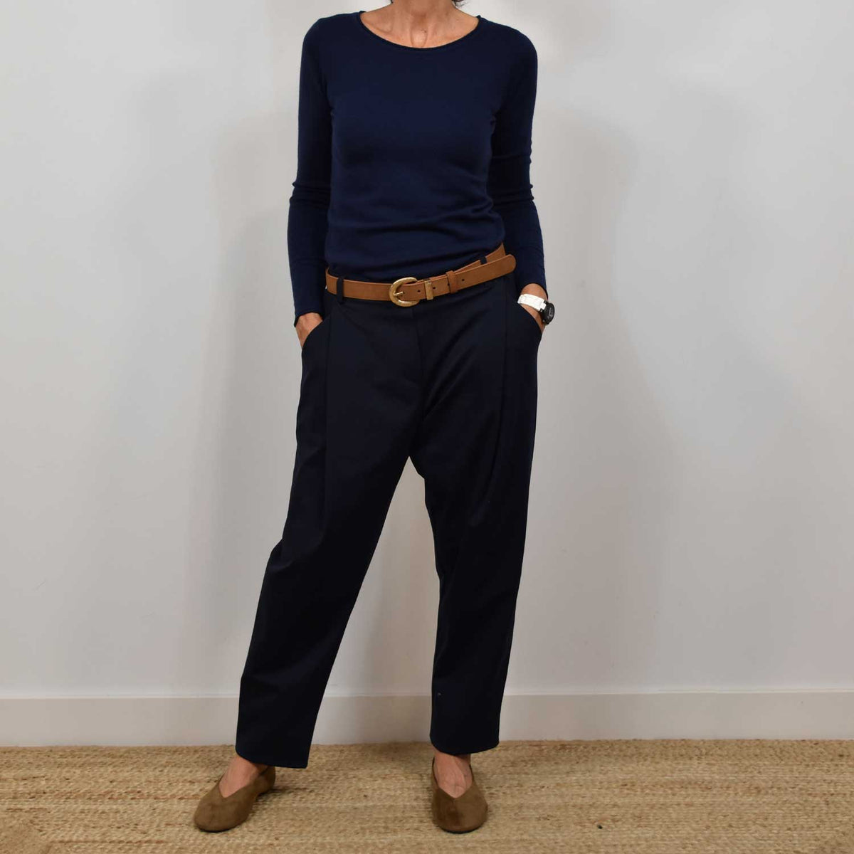 Pantalón Baggy Comfort – Marino