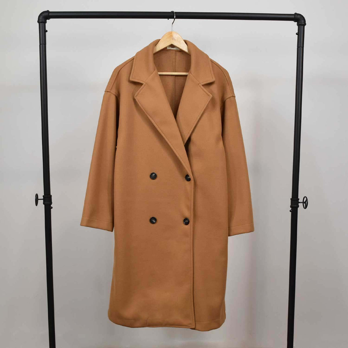 Abrigo Oversize Cozy – Camel