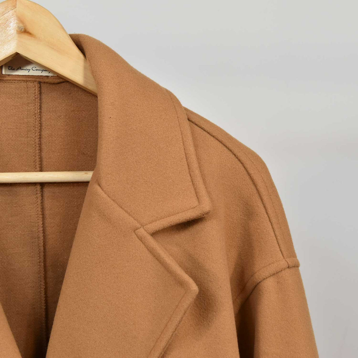Abrigo Oversize Cozy – Camel