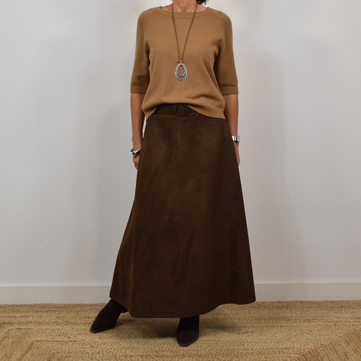 Jersey Manga Corta Punto – Camel