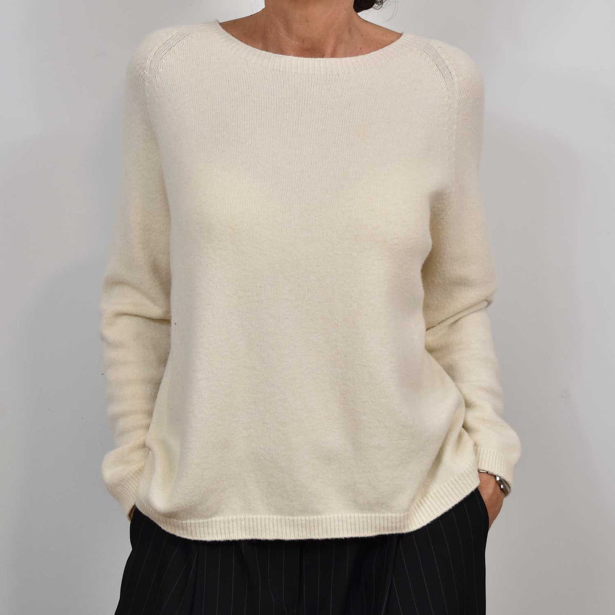 Jersey Canalé Fino – Beige