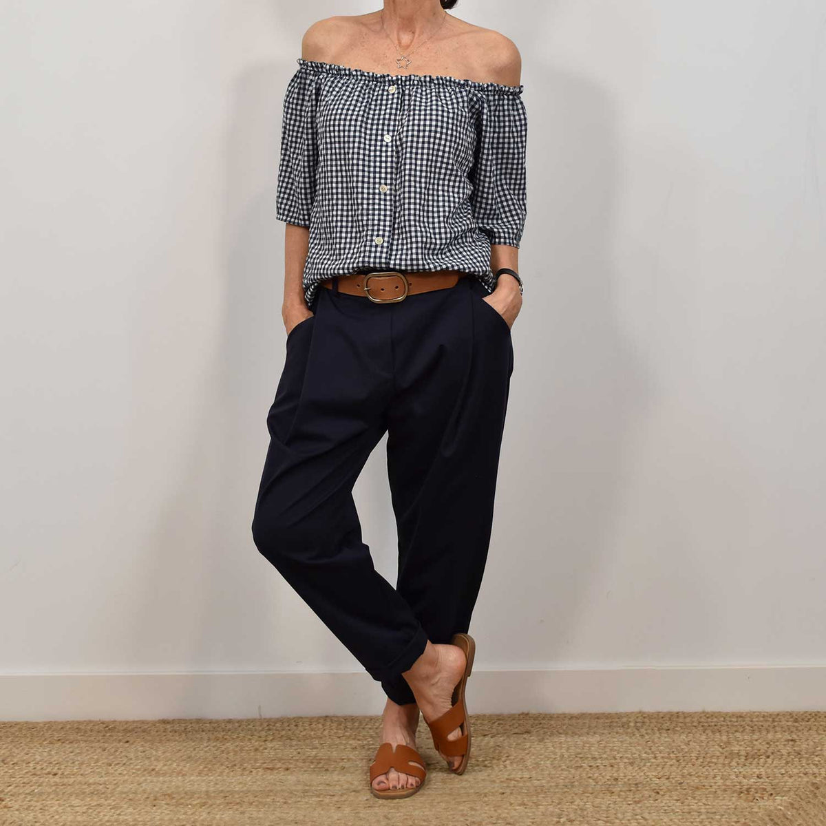 Pantalón Baggy Comfort – Marino