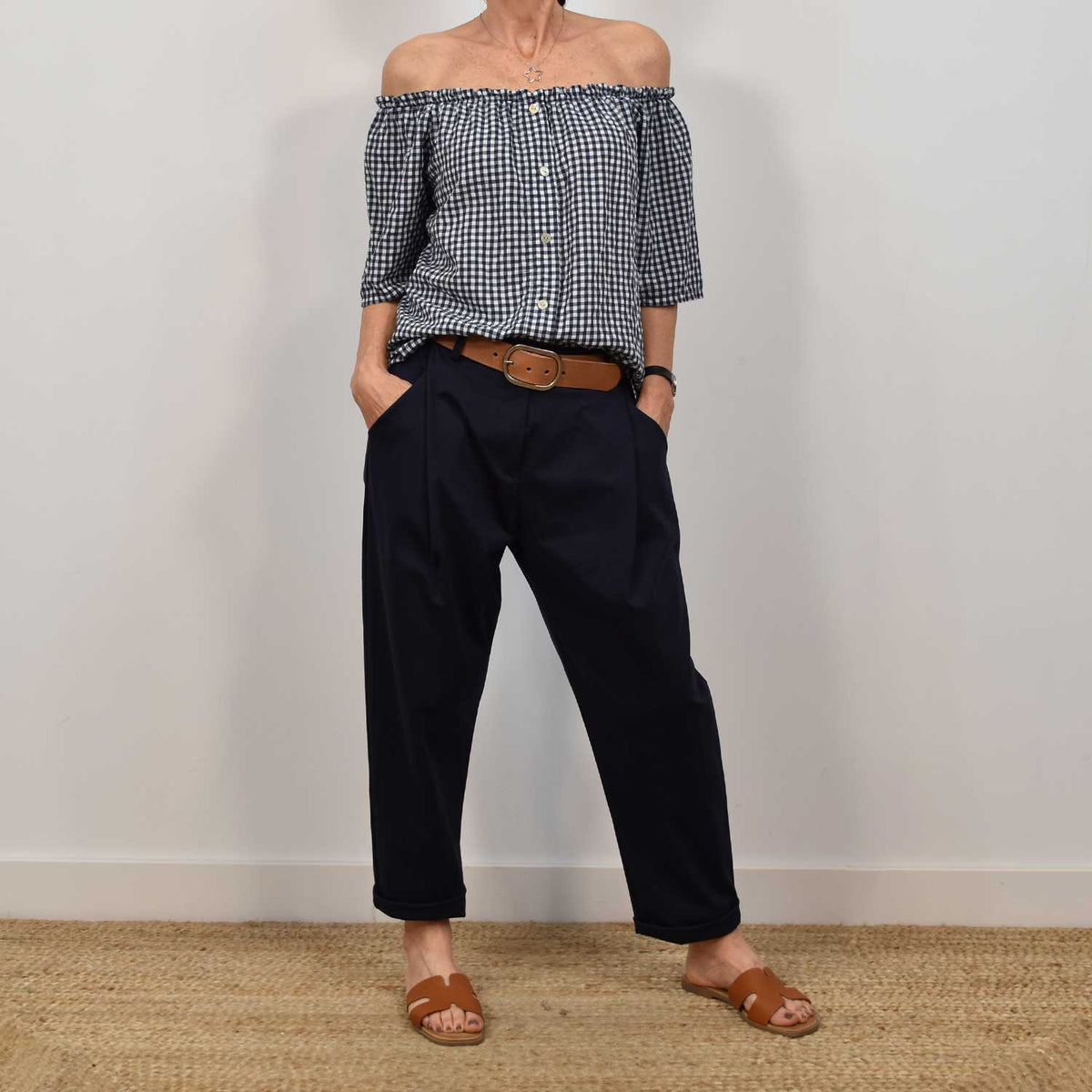 Pantalón Baggy Comfort – Marino