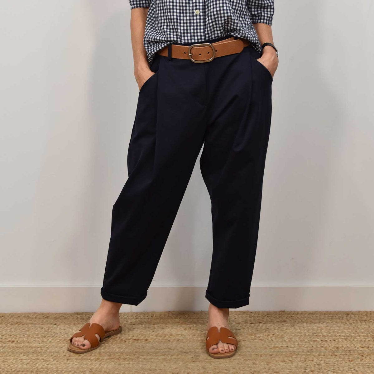 Pantalón Baggy Comfort – Marino