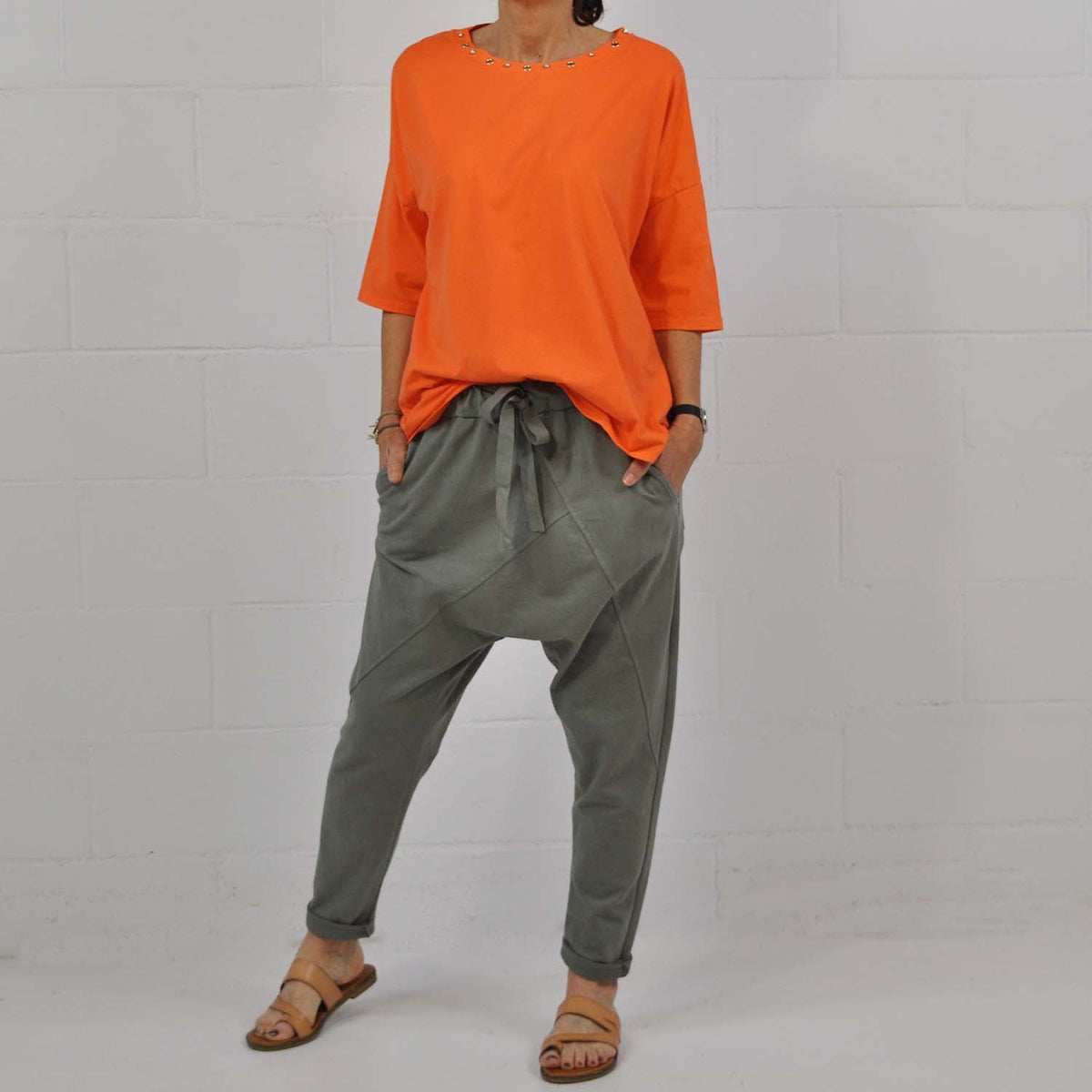 Pantalón Baggy Comfort – Kaki