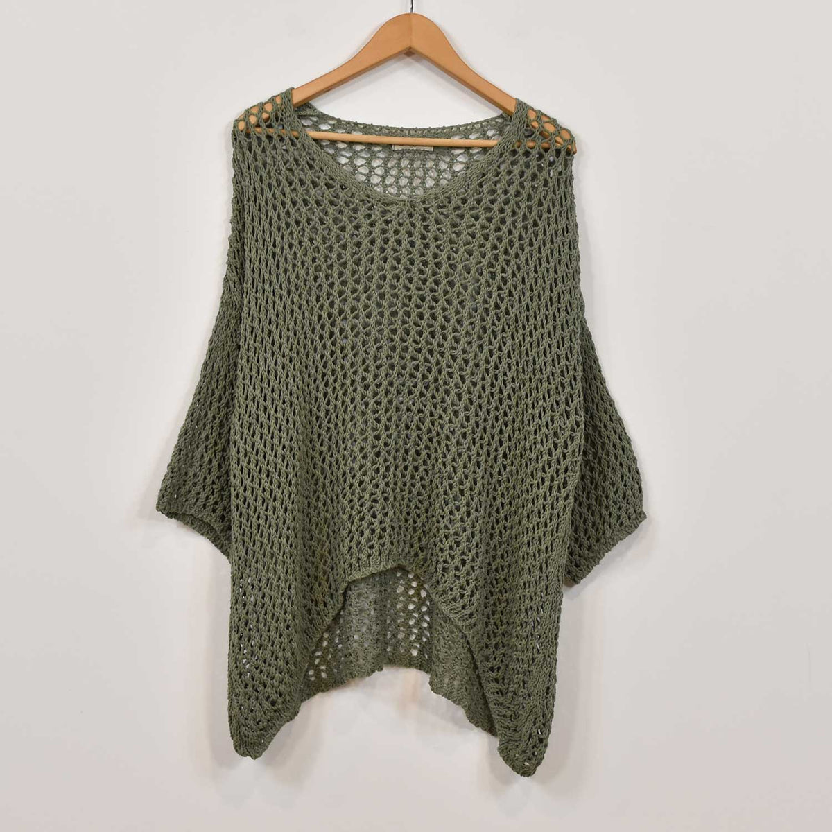 Maxi Jersey Calado Pico – Kaki