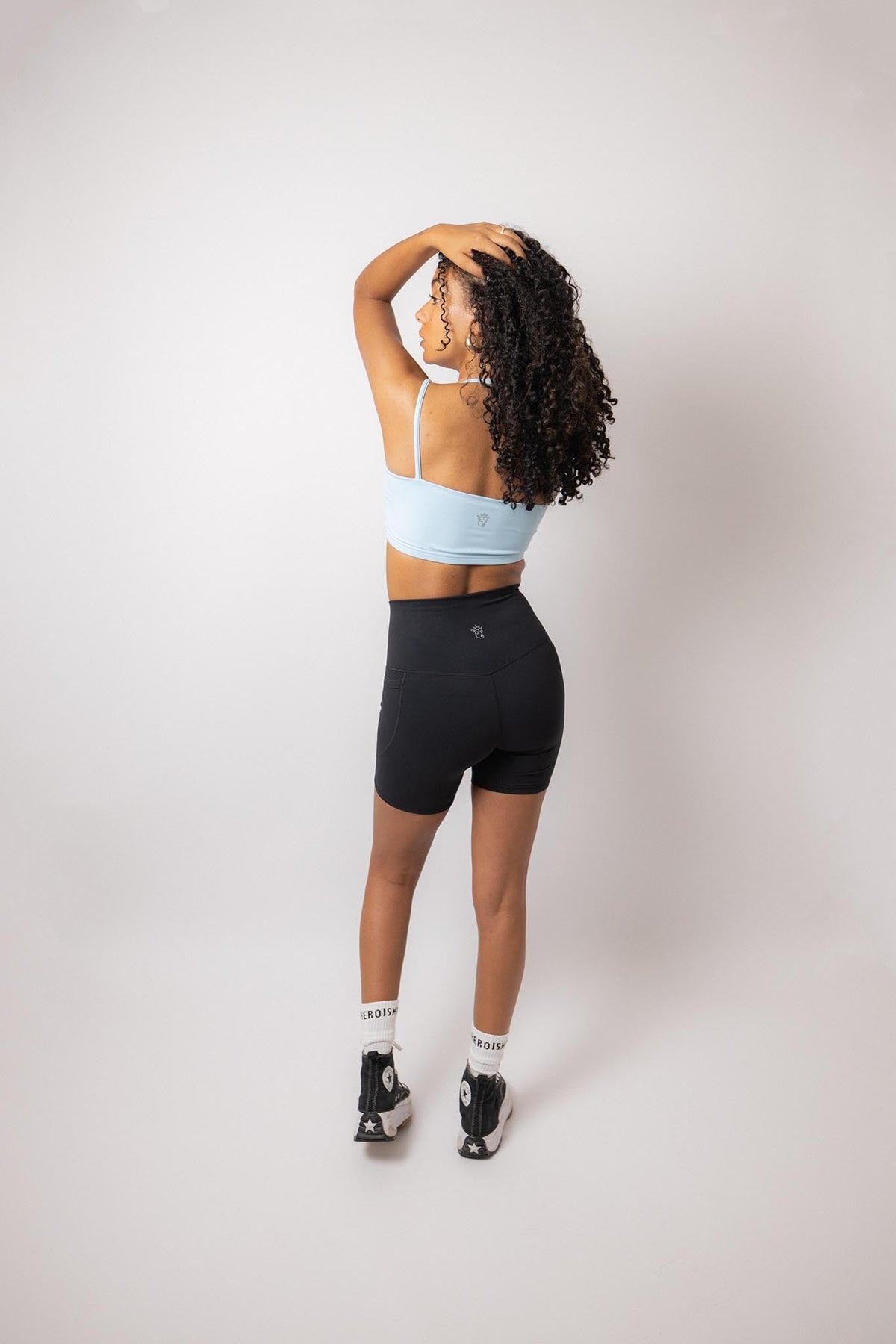 Shorts Claire con Bolsillos – Negro