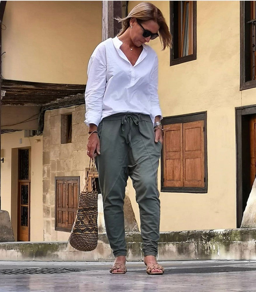 Pantalón Baggy Comfort – Kaki