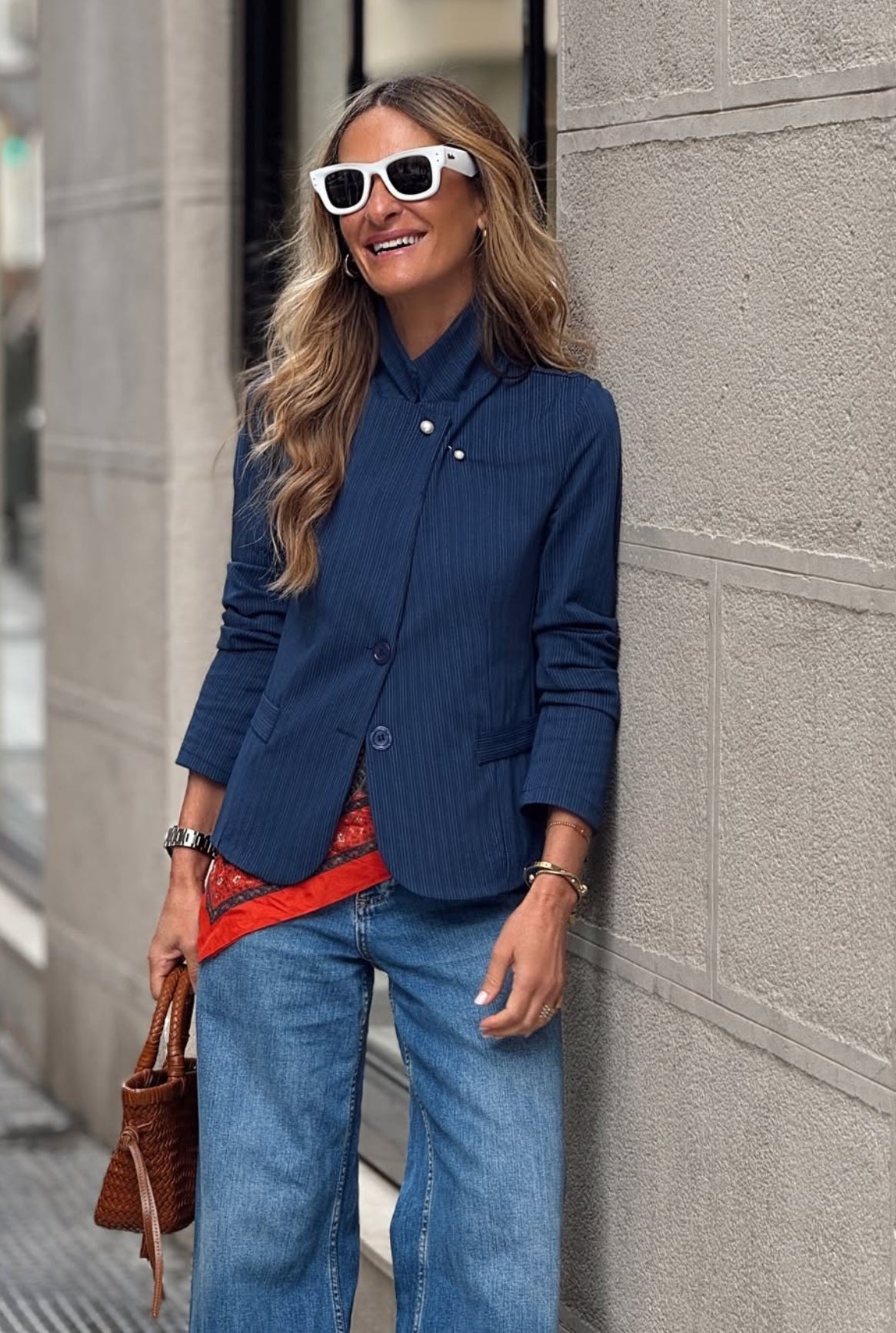 Americana Rayas Chic – Marino