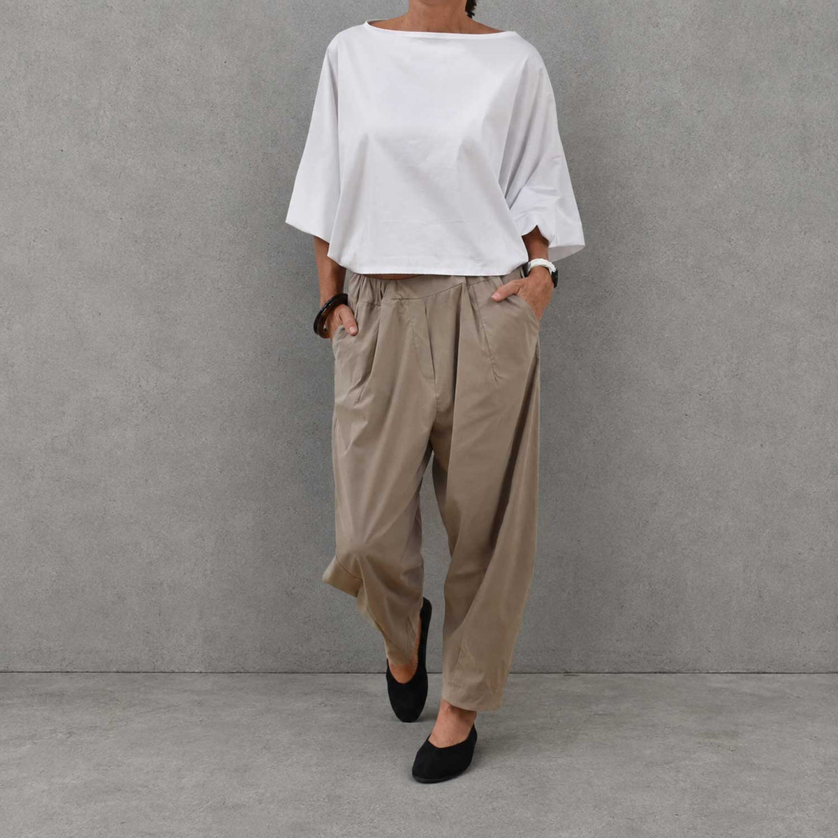 Blusa Abullonada Chic – Blanca