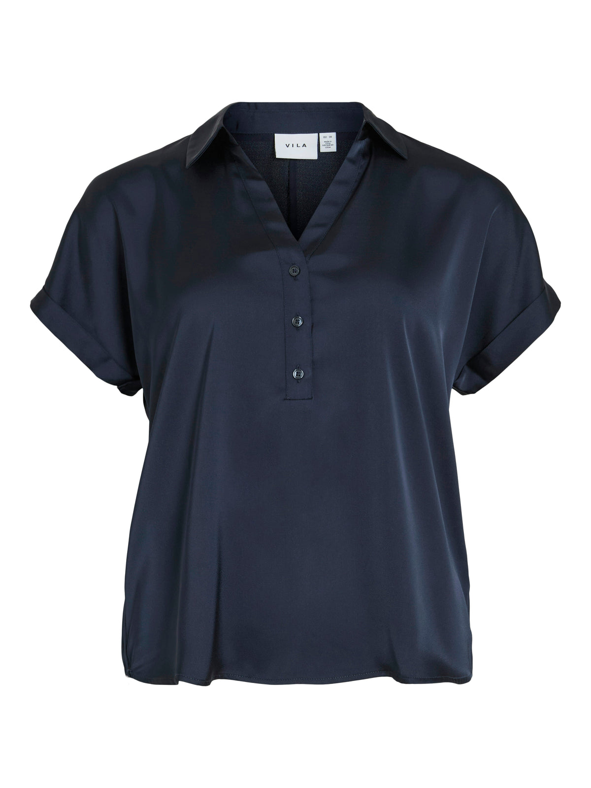 Blusa Satinada Elegance – Marino