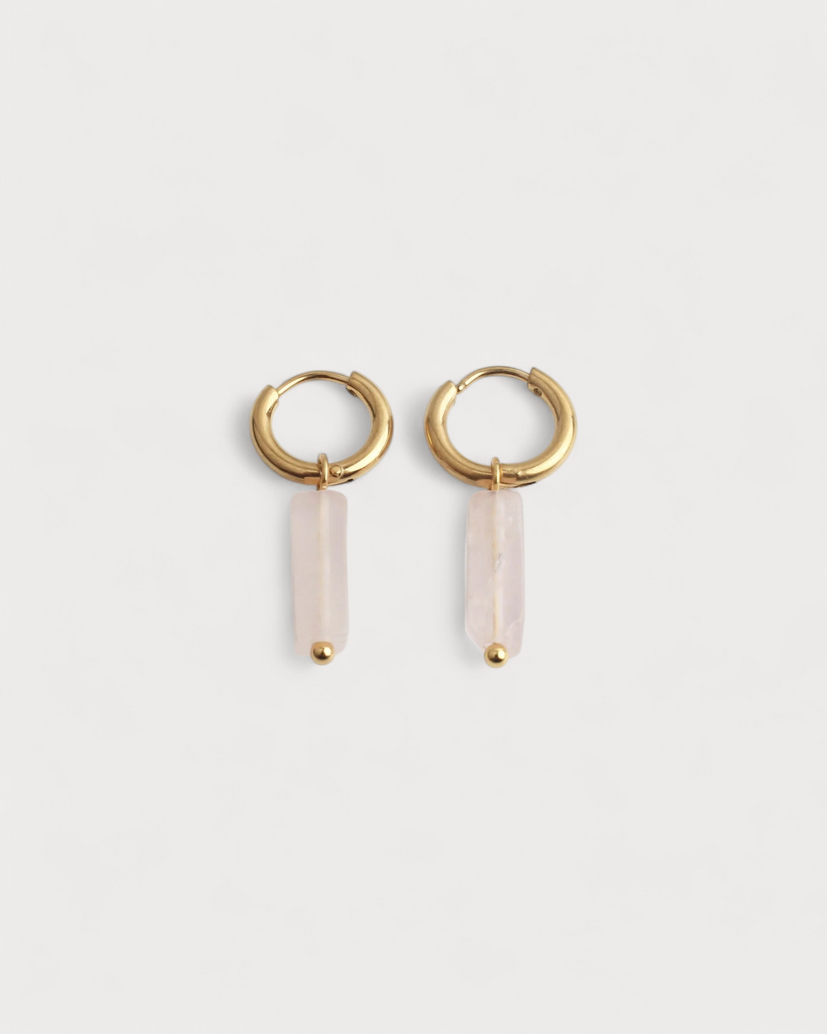 Dora - Pendientes - Piedra natural - Acero inoxidable