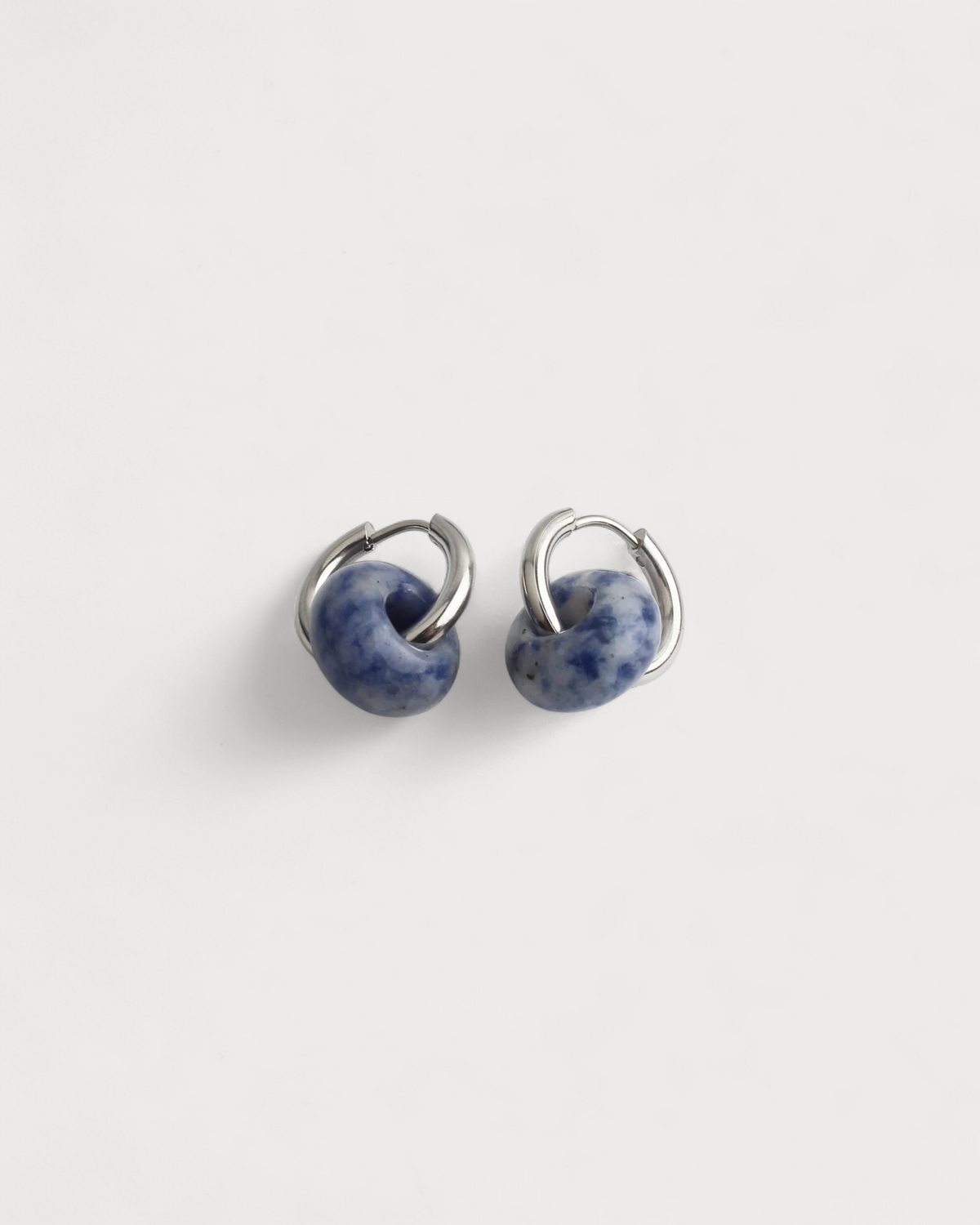 Femme - Pendientes - Piedra natural - Acero inoxidable