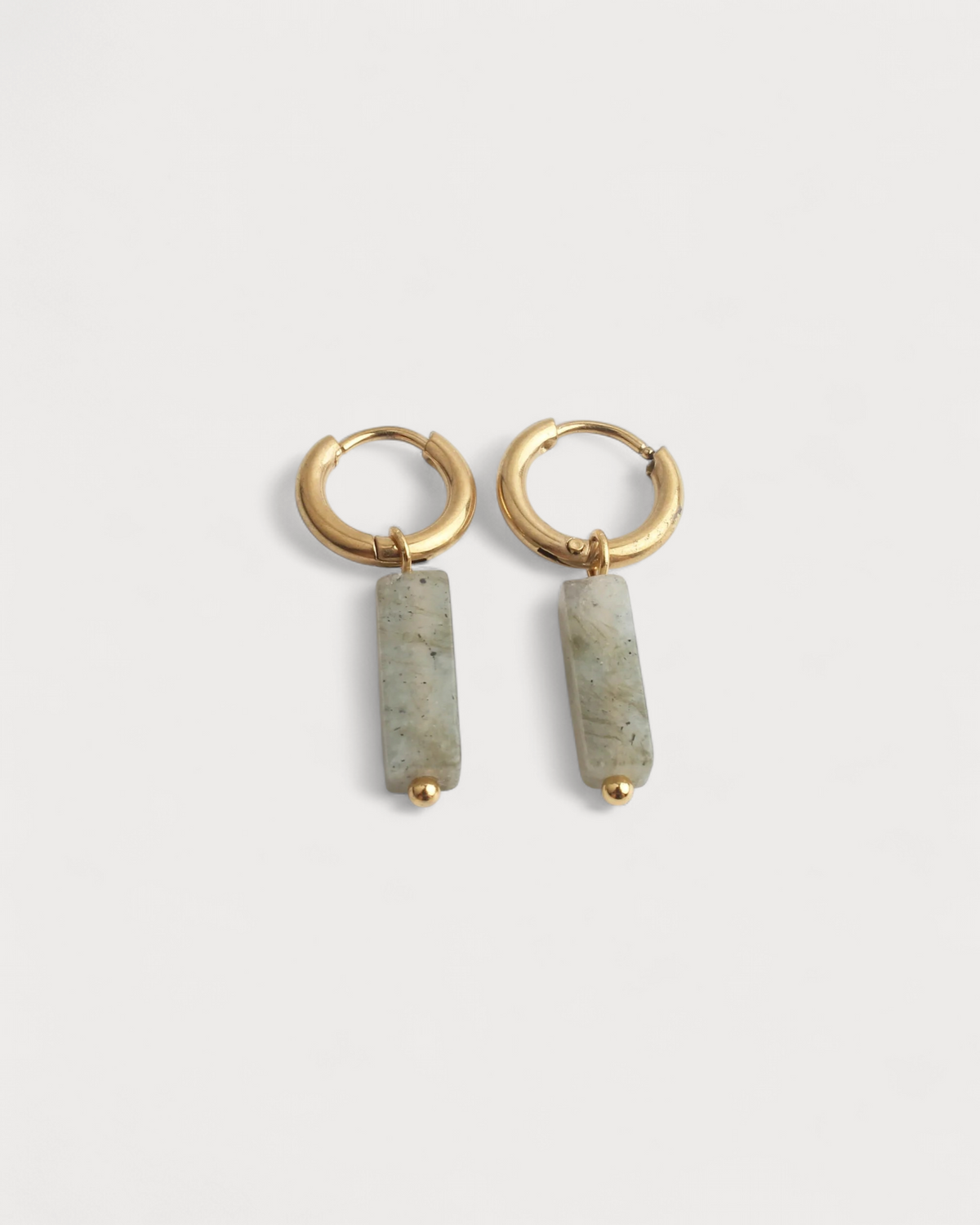 Dora - Pendientes - Piedra natural - Acero inoxidable
