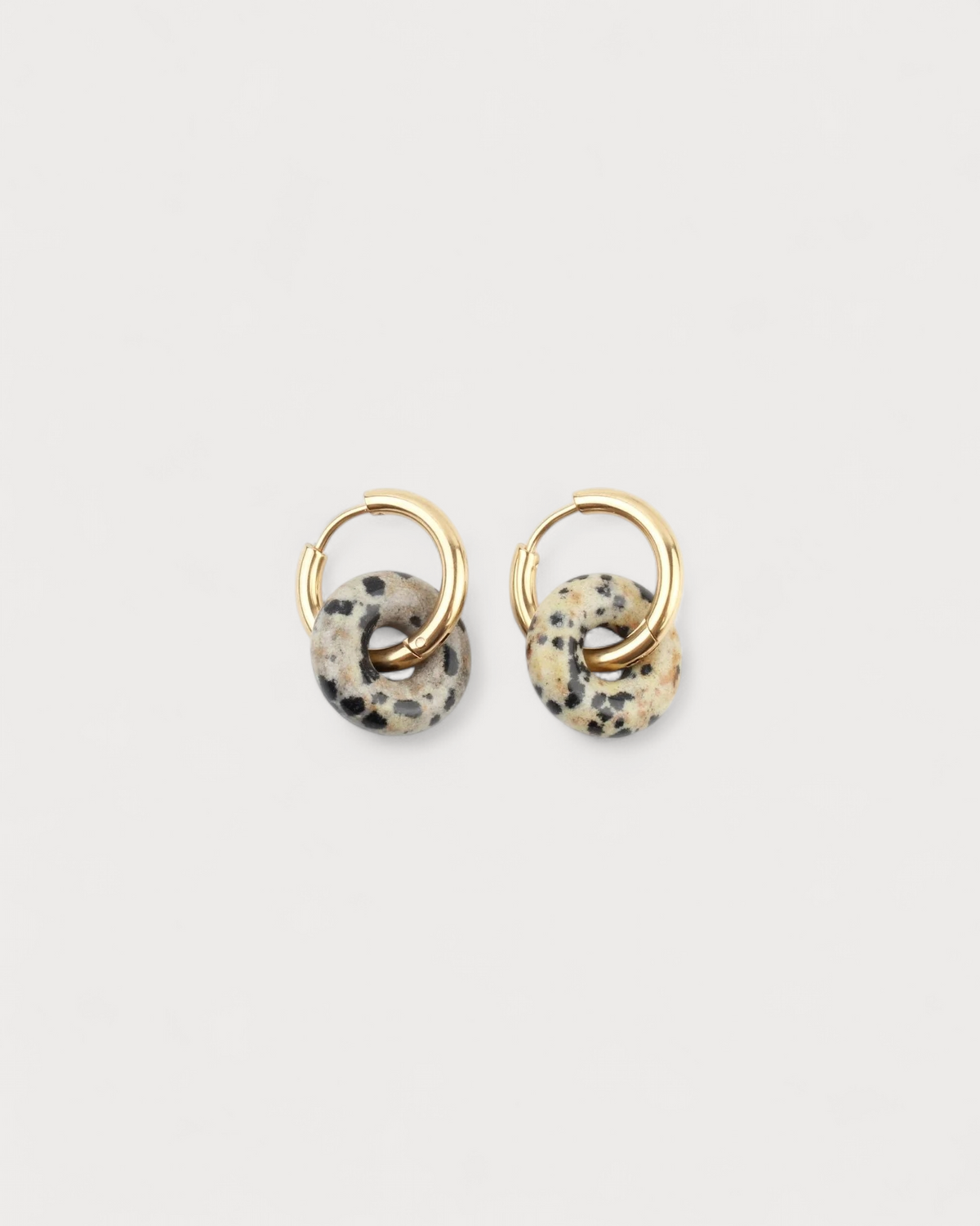 Femme - Pendientes - Piedra natural - Acero inoxidable