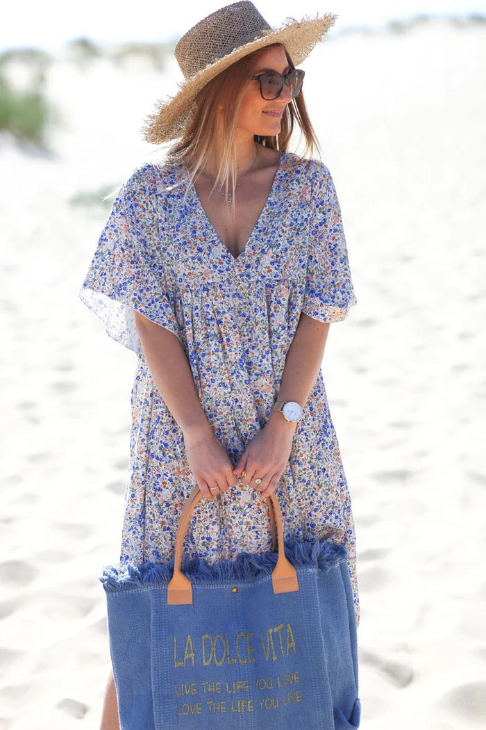 Vestido Alessia con Estampado Liberty