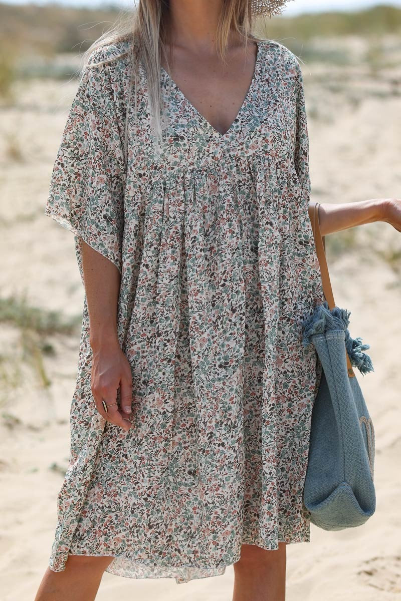 Vestido Alessia con Estampado Liberty