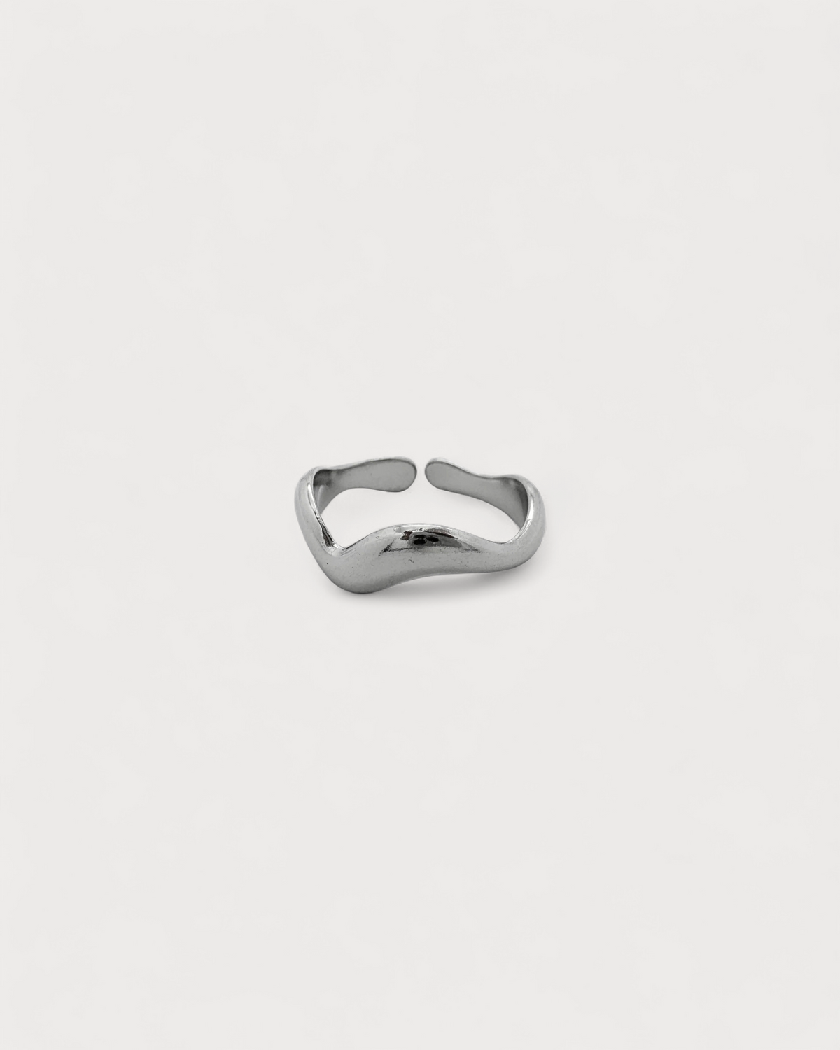 Waves - Anillo - Acero inoxidable - Ajustable