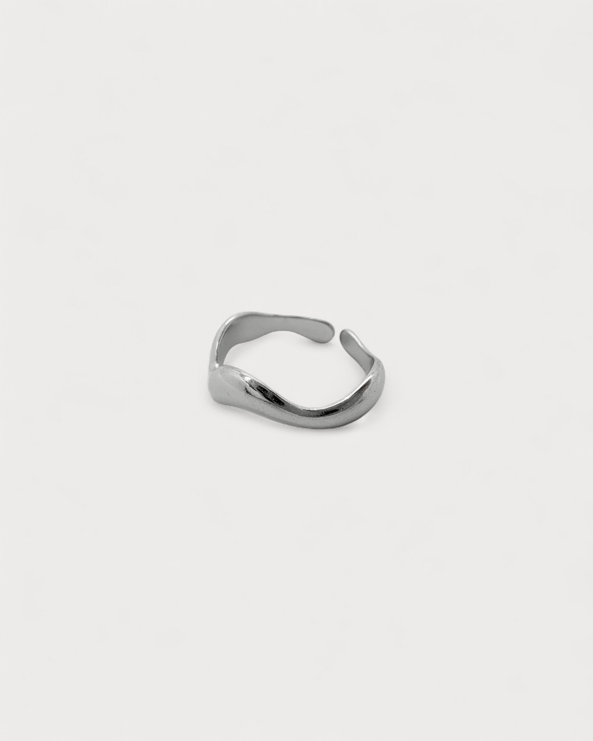 Waves - Anillo - Acero inoxidable - Ajustable